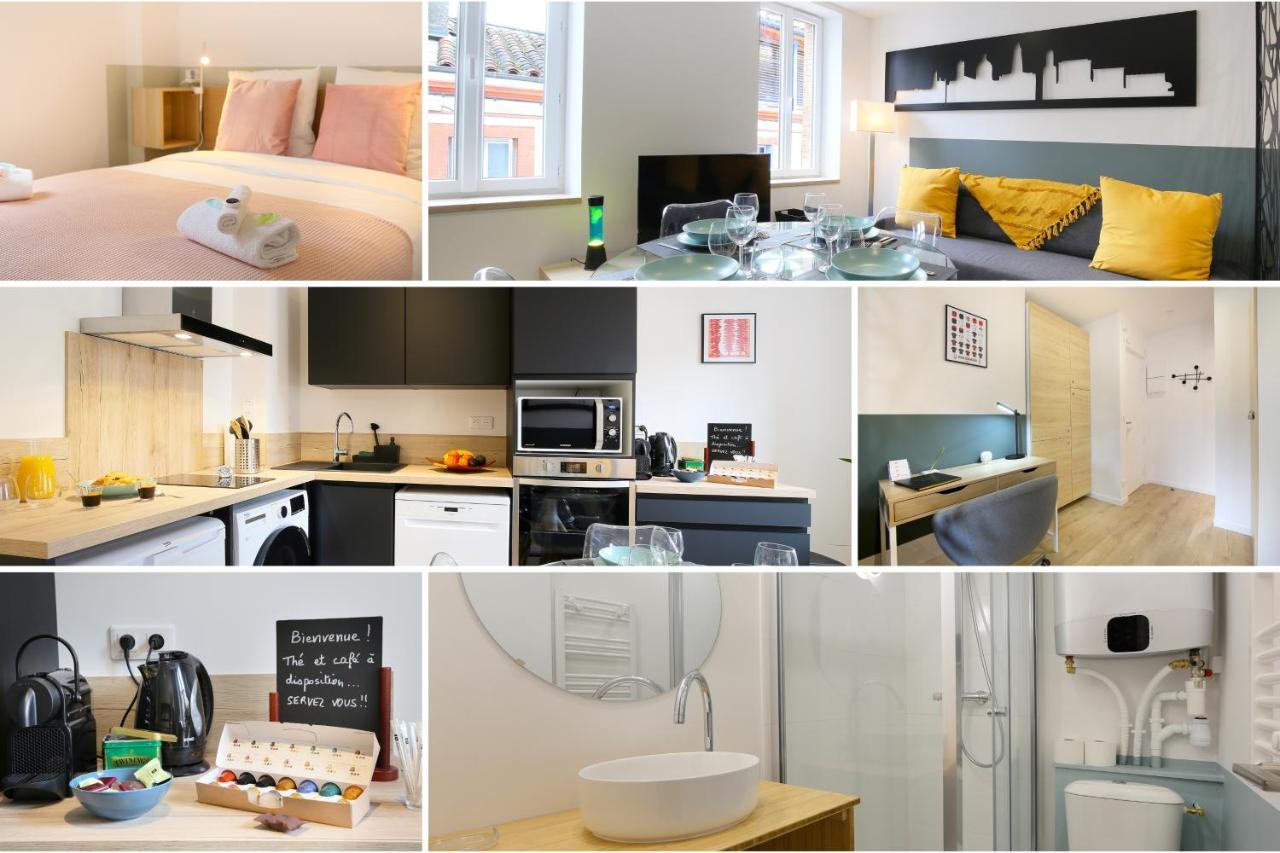 Expat Renting - Entre Piment & Violette - Saint Michel Lägenhet Toulouse Exteriör bild